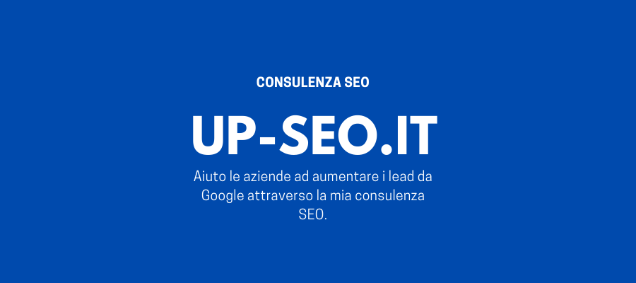 up-seo.it | Consulenza SEO