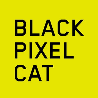 Black Pixel Cat